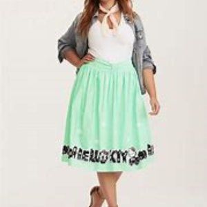 Sanrio Hello Kitty Icons Retro Style Swing Skirt
